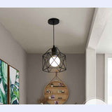 Pendant Light Modern Simple Style Industrial Robust Small Chandelier Hanging Light for Bedroom Aisle Single Head No Bulb In Australia - Darrahopens