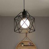Pendant Light Modern Simple Style Industrial Robust Small Chandelier Hanging Light for Bedroom Aisle Single Head No Bulb In Australia - Darrahopens