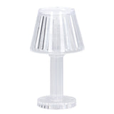 Crystal Diamond Table Lamp Strong Light Transmission Transparency Mini Crystal Table Lamp Waterproof Bedroom Bedside Lamp Warm White