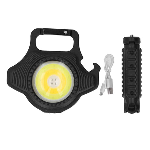 COB Small Flashlight 500LM Rechargeable Portable Mini Pocket Light with Folding Bracket for Fishing Walking and Camping In Australia - Darrahopens