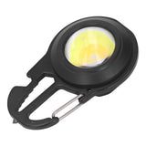 COB Small Flashlights 3 Light Modes Rechargeable Multifunctional Black Portable Pocket Light with Tripod for Fishing Home