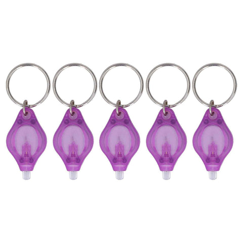 5 Pcs UV Mini Keychain 365nm 395nm Wavelength Portable LED Purple Light UV LED Keychain Flashlight In Australia - Darrahopens