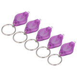 5 Pcs UV Mini Keychain 365nm 395nm Wavelength Portable LED Purple Light UV LED Keychain Flashlight In Australia - Darrahopens