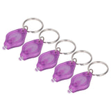 5 Pcs UV Mini Keychain 365nm 395nm Wavelength Portable LED Purple Light UV LED Keychain Flashlight In Australia - Darrahopens