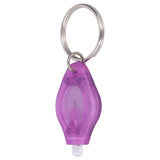 5 Pcs UV Mini Keychain 365nm 395nm Wavelength Portable LED Purple Light UV LED Keychain Flashlight