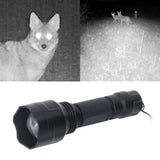 LED IR Flashlight Adjustable Focus Infrared Night Vision Light Dimmable for Hunting 850nm 940nm