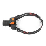 Head Lamp USB Rechargeable 3 Light Modes LED Lens 1500lm Head Flashlight for Emergency Camping Fishing In Australia - Darrahopens
