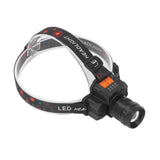 Head Lamp USB Rechargeable 3 Light Modes LED Lens 1500lm Head Flashlight for Emergency Camping Fishing