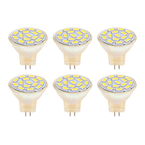 6Pcs GU4 LED Bulb 270LM 15LED Energy Saving Light Bulb MR11 Track Lamp Beads 12V 3W Warm Light 3000K In Australia - Darrahopens
