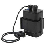 Battery Charge Case Box ABS Waterproof 8.4V for 6pcs 18650 Lithium Batteries USB DC Two Ports with Cable for Outdoor Traveling Camping In Australia - Darrahopens
