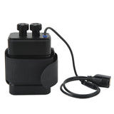 Battery Charge Case Box ABS Waterproof 8.4V for 6pcs 18650 Lithium Batteries USB DC Two Ports with Cable for Outdoor Traveling Camping