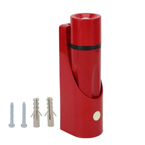 LED Flashlight Wall Mounted High Brightness Battery Powered Small Emergency Flashlight for Hotel Home Red In Australia - Darrahopens