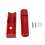 LED Flashlight Wall Mounted High Brightness Battery Powered Small Emergency Flashlight for Hotel Home Red