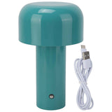USB Mushroom Light Modern Simple Blue Mushroom USB Rechargeable Desk Lamp Small Night Light for Bar Restaurant Bedroom In Australia - Darrahopens