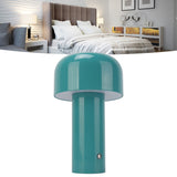USB Mushroom Light Modern Simple Blue Mushroom USB Rechargeable Desk Lamp Small Night Light for Bar Restaurant Bedroom