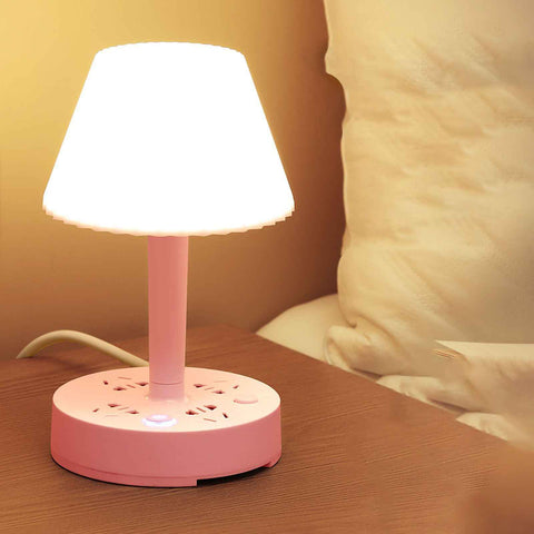 Table Lamp Creative Multifunctional Conversion Socket Desk Lamp Power Strip for Dormitory Computer CN 110‑250V In Australia - Darrahopens