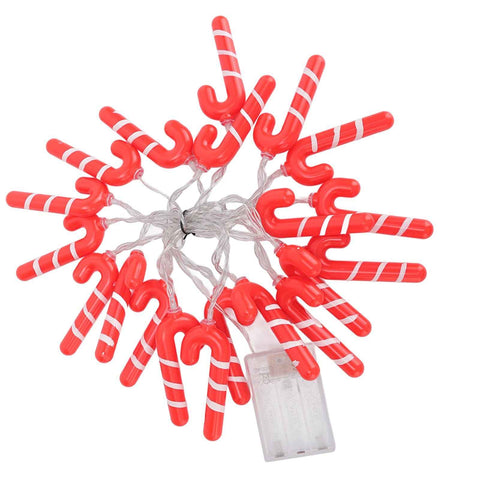 9.8ft 20LED Christmas Candy Cane String Lights J Shape LED String Lights for Room Decoration Holiday Festival In Australia - Darrahopens
