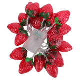 9.8ft 20LEDs Fruit String Lights Battery Operated Strawberry Lamp String Lights for Christmas Parties