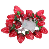 9.8ft 20LEDs Fruit String Lights Battery Operated Strawberry Lamp String Lights for Christmas Parties