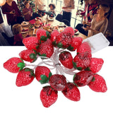 9.8ft 20LEDs Fruit String Lights Battery Operated Strawberry Lamp String Lights for Christmas Parties