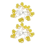 2pcs Beer String Lights 6.5ft 10LED Holiday Party Decorative String Lights for Indoor Outdoor