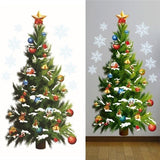 Christmas Tree Wall Stickers Wall Art Removable Home Window Wall Stickers Decoration In Australia - Darrahopens
