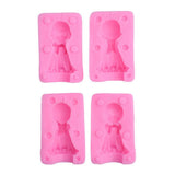 3D Angel Boy and Girl Silicone Mold DIY Angel Shape Candle Soap Chocolate Candy Mold Kitchen Baking Tool