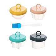 4 PCS Silicone Egg Poaching Cups Egg Cooker Nonstick Poached Egg Maker for Cooking Breakfast Egg Sandwiches In Australia - Darrahopens