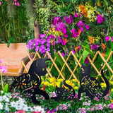 3PCS Metal Cat Decorative Garden Stakes Cat Silhouette Garden Decoration for Outdoor Lawn Ornaments Yard Sign In Australia - Darrahopens