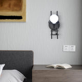Creative Humanoid Indoor LED Wall Lamp Modern Wall Lamp Art Decoration Wall Lamp E27 for Bedroom Kids Room Hallway Restaurant Staircase Kitchen