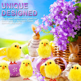 60PCS Mini Easter Chicks Yellow Easter Decoration Toy Spring Home Garden Decor Party Favors and Gifts for Kids In Australia - Darrahopens