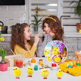 60PCS Mini Easter Chicks Yellow Easter Decoration Toy Spring Home Garden Decor Party Favors and Gifts for Kids In Australia - Darrahopens