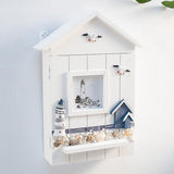Wood Keys Box Wall Mounted Sundries Holders Practical Convenient Key Holder Storage Box Cabinet
