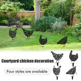 Lawn Pathway Sidewalk Garden Outdoor Decoration Animal Interest Garden Chicken Rooster Statue In Australia - Darrahopens