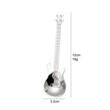 4 Pcs Guitar Coffee Spoons Stainless Steel Guitar Instrument Shaped Coffee Spoons Kitchen Utensil for Mixing Milkshake Tea Dessert Drink In Australia - Darrahopens