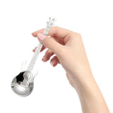 4 Pcs Guitar Coffee Spoons Stainless Steel Guitar Instrument Shaped Coffee Spoons Kitchen Utensil for Mixing Milkshake Tea Dessert Drink In Australia - Darrahopens