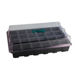 Greenhouse Seedling Tray 24 Cells Seedling Box with Lid Plant Growing Trays for Starter Germination Growth Seed In Australia - Darrahopens