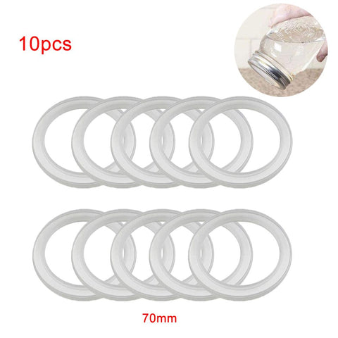10Pcs Silicone Jar Gaskets Replacement Airtight Silicone Gasket Sealing Rings for Regular Mouth Canning Jar In Australia - Darrahopens