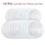 10Pcs Silicone Jar Gaskets Replacement Airtight Silicone Gasket Sealing Rings for Regular Mouth Canning Jar In Australia - Darrahopens