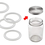 10Pcs Silicone Jar Gaskets Replacement Airtight Silicone Gasket Sealing Rings for Regular Mouth Canning Jar In Australia - Darrahopens