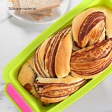 Silicone Baking Mold Loaf Bread Tray Rectangular Bread Baking Tool for DIY Homemade Cake Bread