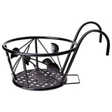 Iron Wire Hanging Flower Pot Holder Brackets Balcony Display Shelf Garden Plant Flower Holder Balcony Home Decoration In Australia - Darrahopens