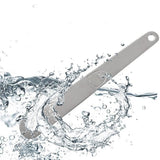 Stainless Steel Flat Spoons Stuffing Spoons Dumplings Filling Spoon for Home Kitchen Cooking Utensil