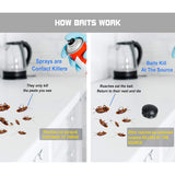 12Pcs Roach Traps Cockroach Killer Built In Bait Indoor Home Cockroach Bait Traps Child and Pet Safe