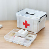 Transparent First Aid Box Portable Medicines Storage Box Safety Emergency Kits In Australia - Darrahopens