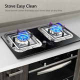 40Pcs Aluminum Foil Gas Top Disposable Bib Liners Stove Covers In Australia - Darrahopens