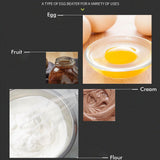 Stainless Steel Balls Whisk Egg Beater Mixing Cooking Tools Firm Durable Cream Frother Baking Utensils