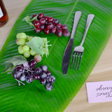 4PCS Artificial Banana Leaves Large Tropical Leaves Decorations Party Supplies