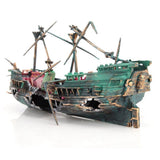 Aquarium Shipwreck Decorations Set Resin Ship Fish Tank Ornaments for Aquarium Environments Decor Accessories In Australia - Darrahopens