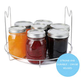 Canning Rack Stainless Steel Canning Jar Rack and Canning Tongs for Regular Mouth and Wide Mouth Jars Ball Jars Canning Jars In Australia - Darrahopens